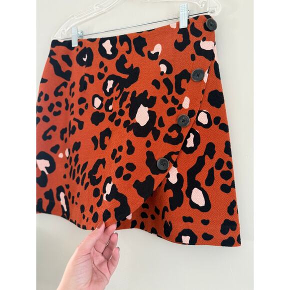 Maeve by Anthro leopard skirt M - Picture 2 of 7